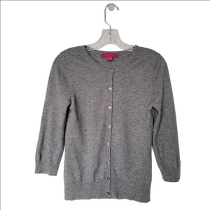 Cashere Cache Old Money Quite Luxury Parisian Gray Small Women's Sweater